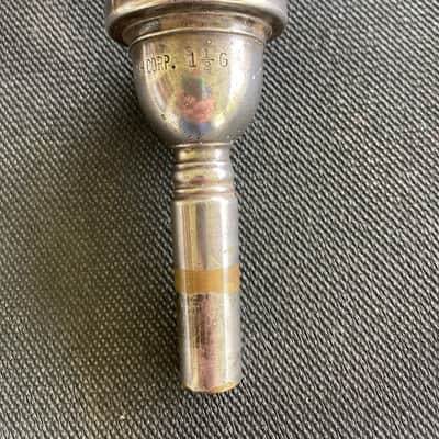 older Bach Large Shank Trombone Mouthpiece - size 1 & 1/2g image 1