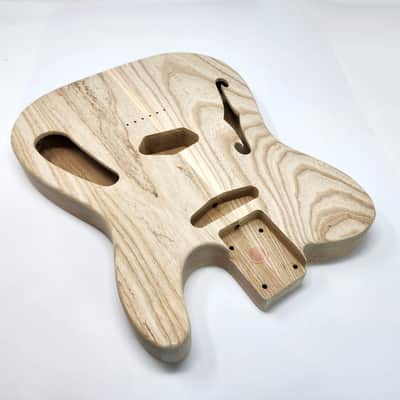 Brio 2 piece Roasted Swamp Ash Body "Thinline" T-Style - Unfinished image 3