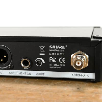 Shure SLX24/SM58 Handheld Microphone System - H19 Band NO POWER SUPPLY CG012NT image 4
