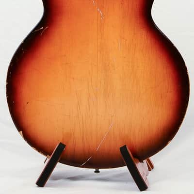 Klira Hollowbody Bass 1960s Sunburst image 3