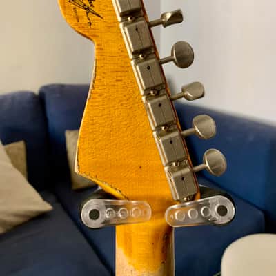 Fender Ltd Spring Event 2021 Red Hot Stratocaster Super Heavy Relic Dirty Shell Pink (Custom Shop) 2022 - Rosa image 5