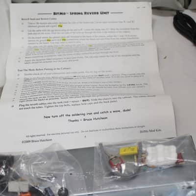 Epiphone Valve Jr head plus BitMo reverb mod kit 2009 image 8