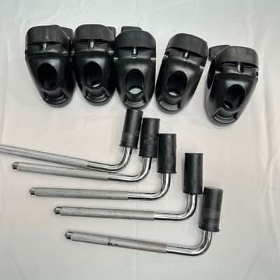 FIVE Roland MDH-10U V-Drum Cymbal Rack Clamp MDH10U Mount L-Rod MDC10U image 4