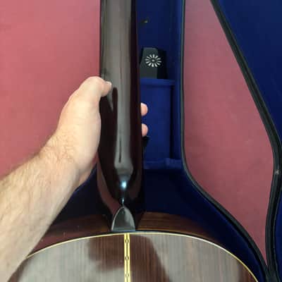 Vintage Jumbo by Tahara – New Yorker / Parlor Folk Guitar – Japanese Workshop – Original Case image 16