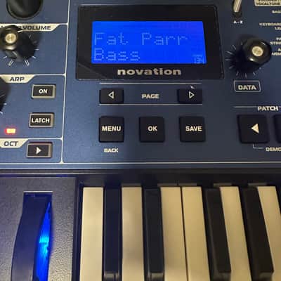 Novation MiniNova 37-Key 18-Voice Synthesizer 2012 - Present - Blue image 2