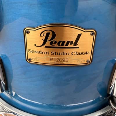 Pearl Session Studio Classic 12"x8" Rack Tom #113 Blue Made in Taiwan - Brand New image 2