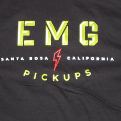 new A+ (with product label) genuine EMG Santa Rosa T-Shirt Men's Small, 100% Combed Cotton, Short Sleeve (It visibly a lot smaller than a typical Men's Size Small shirt. Please refer to the measurements that I have provided in description) image 4