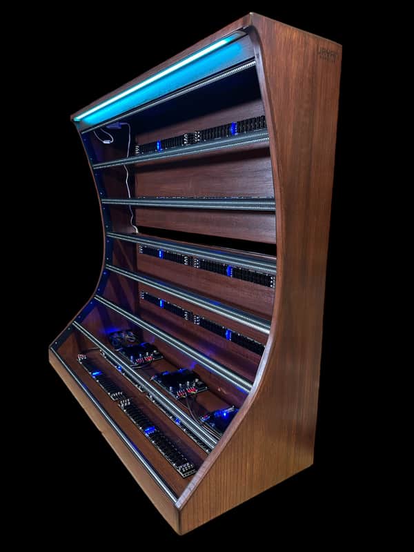 Uryan Modular 21U/196HP Classical Series eurorack case with LED light 2026 - Black image 1