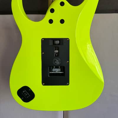 2012 Ibanez RG1XXV 5th Anniversary Fluorescent Yellow with Hardcase image 8