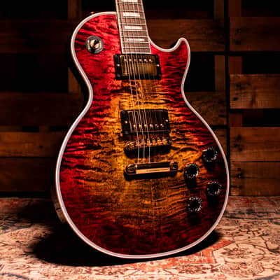 Gibson Custom Les Paul Axcess Custom Figured Top Bengal Burst CS600424 image 8