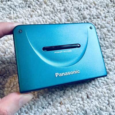 PANASONIC SX3 Walkman Cassette Player, EX Rare Blue ! Display or Repair ! image 3