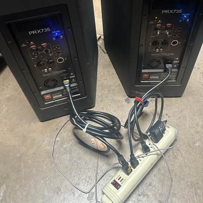 JBL PRX735 15" Powered 3-Way Main Speaker System 2010s - Black image 3
