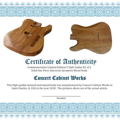 Exotic '62 S-Style Quarter Sawn American Sycamore Guitar Body for Strat® Neck Natural _ Made in USA_ image 13