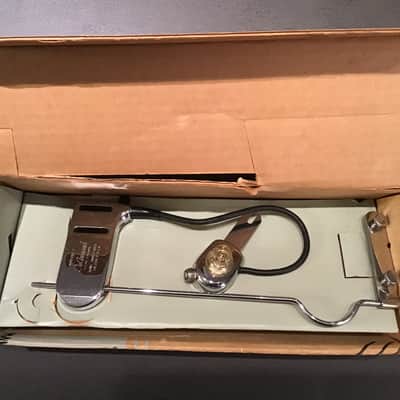 DeArmond FHC guitar mike archtop floating pickup 1950 s Chrome CLEAN w/ box & papers image 7