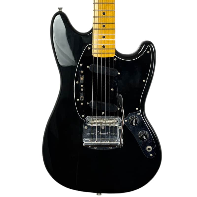 Fender Japan 77 Reissue Mustang 2007-2010 - Black