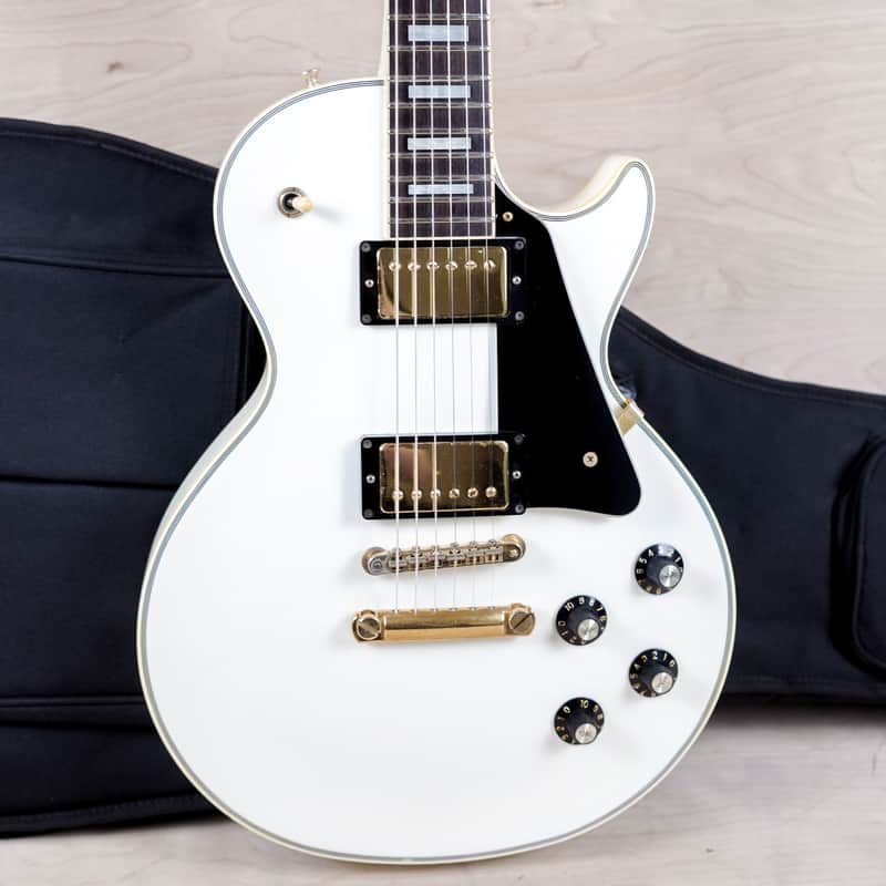 Greco EGC-600 MIJ 1990 Aged White Made in Japan w/ Bag | Reverb