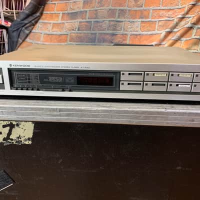 Kenwood KT-9XG 80’s Silver Quartz Synthesizer Tuner image 1