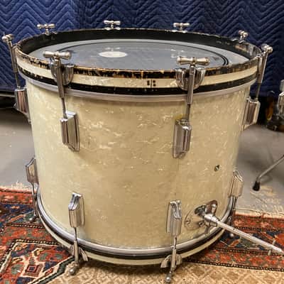 Vintage 1960’s Rogers Holiday Drum Set 20 12 16 Beavertail Lugs image 14