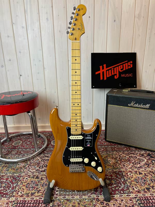 Fender American Professional II Stratocaster HSS Roasted Pine MN 2024 - Natural image 1