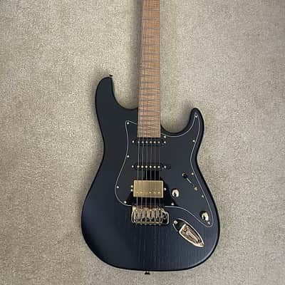 Kiesel Delos Flame Maple Neck Swamp Ash Raw tone 26.5 scale length image 2