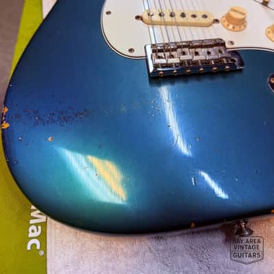 1966 Fender Stratocaster - All Original - Lake Placid Blue w/HSC image 4