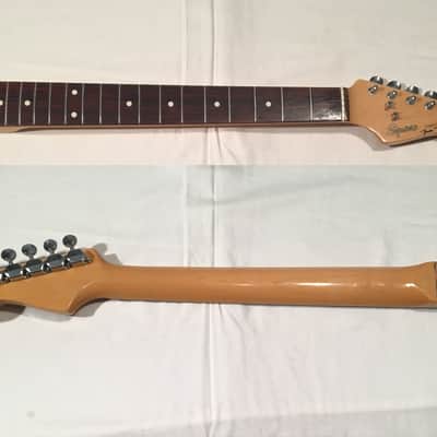 1984 Fender Japan Vintage Squier 62 Reissue Stratocaster Neck Rolled Edges image 5