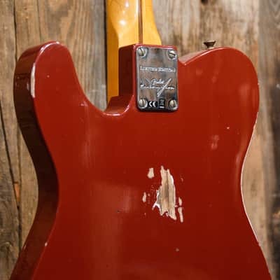 Fender Custom Shop Limited Edition Reverse '50s Telecaster Relic - Aged Cimarron Red image 9