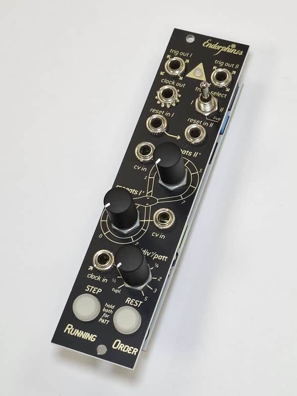 Endorphin.es Running Order Eurorack Synth Module 2020 - Present - Black image 1