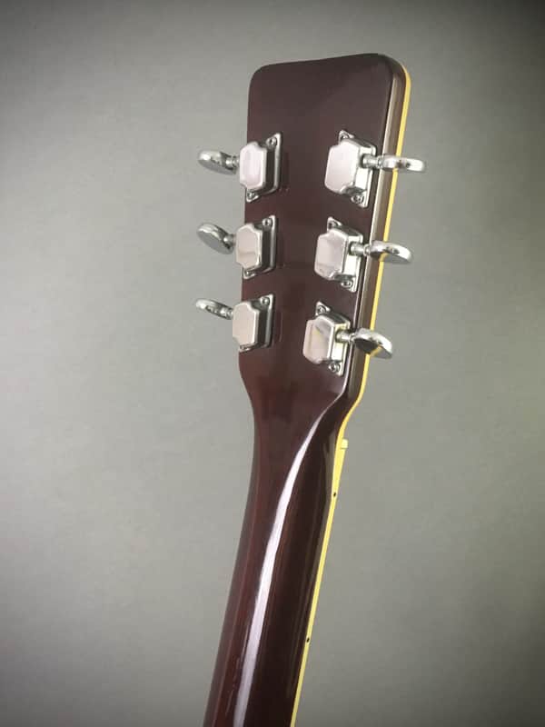 1970s Vintage Aria No. 796 MIJ Natural Acoustic Dreadnought Guitar