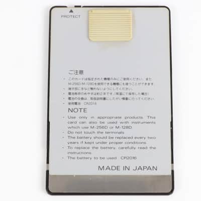 ROLAND M-256E RAM 32K BYTES Memory Card New Battery image 2