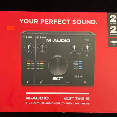 M-Audio AIR 192|6 USB Audio / MIDI Interface W/BOX image 1