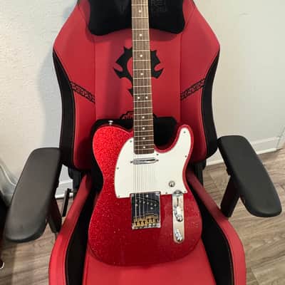 Upgraded Squier FSR Bullet Telecaster - Red Sparkle image 1