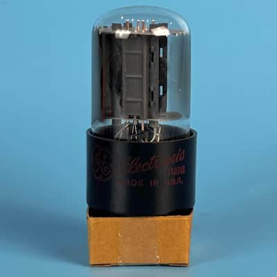 1964 General Electric 6SN7GT Vintage Gray Plated Vacuum Tube! Tests Good! T574 image 2