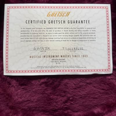 Gretsch G6659TFM Players Edition Broadkaster Jr. with Flame Maple Top 2019 - Present - Bourbon Stain image 3
