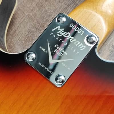 MyDream Partcaster Custom Built - Thinline Sunburst Freeway Charlie Christian image 9