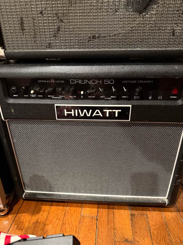 Hiwatt Crunch 50R 50-Watt 1x12" Guitar Combo 2019 - 2020 - Black image 1