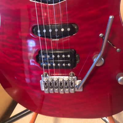 Washburn USA Custom MG-120 1995 Trans Red | Reverb