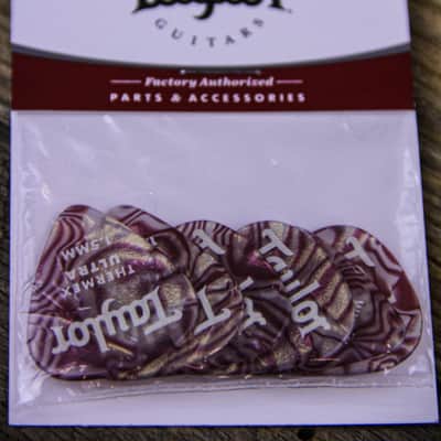 Taylor 1.5mm Premium Thermex Ultra Picks Ruby Swirl 6-Pack image 4