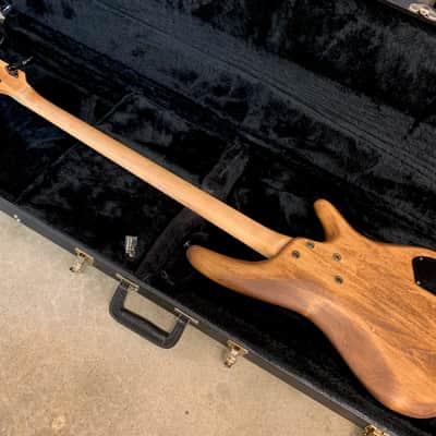 1992 Left Handed Ibanez SR800 Bass Guitar & Hardshell Case image 4