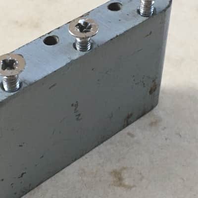 Vintage Fender Lefty Tremolo Fender Strat Block Natural Heavy Relic 56mm 2 3/16” image 4