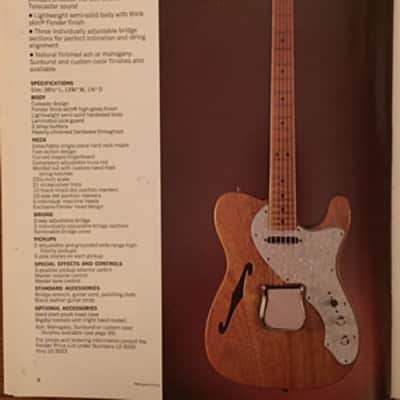 ORIGINAL Vintage 1970 Fender Fine Electric Instruments Catalog  96 pages - RARE FIND! image 6