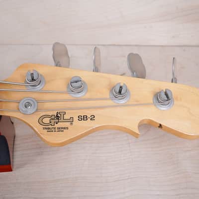 G&L Tribute Series SB-2 Bass MIJ 2000 Vintage White Made in Japan w/ Bag image 3