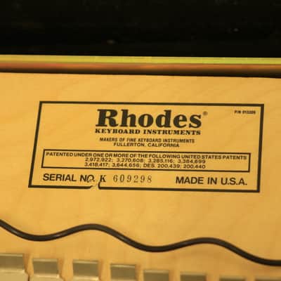 Fender *VINTAGE* Rhodes Mark I Stage 73-Key Electric Piano Black Rounded Top image 2