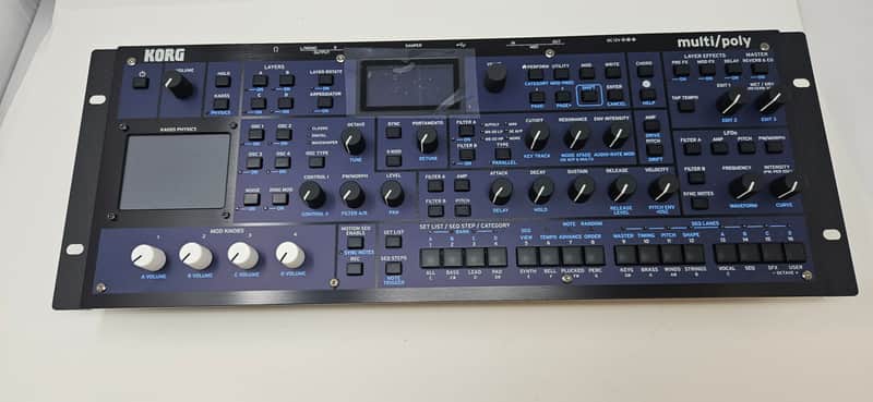 B-Stock - Korg MultiPoly Desktop Rackmount Analog Modeling Synthesizer Module - WITH WARRANTY image 1