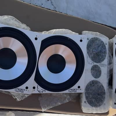 CAT Home Theater (LCR & Subwoofers) Early 2000's - White image 3