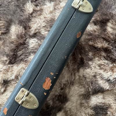 1960s Fender Jazz Bass Vintage Hard Case - Black / Orange image 14