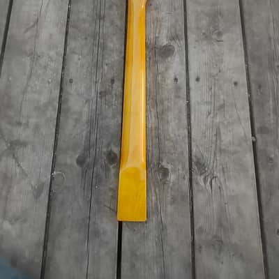 FATBOY CANADIAN MAPLE ON ROSEWOOD T GUITAR NECK BlOCK INLAYS STEEL FRETS FITS OEM image 18