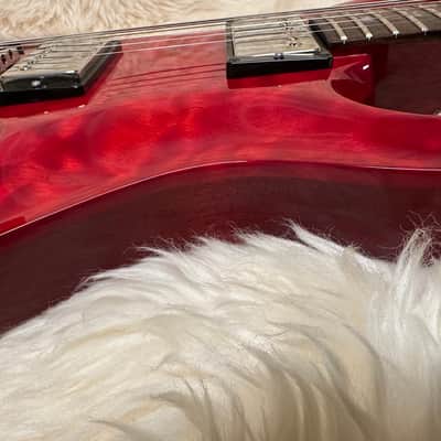 PRS McCarty 1998 - Quilted Scarlet Red 10 top Birds image 5