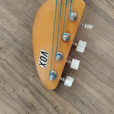 Vintage 1960s Vox Bill 'Wyman Bass' Teardrop Original UK Sunburst image 6