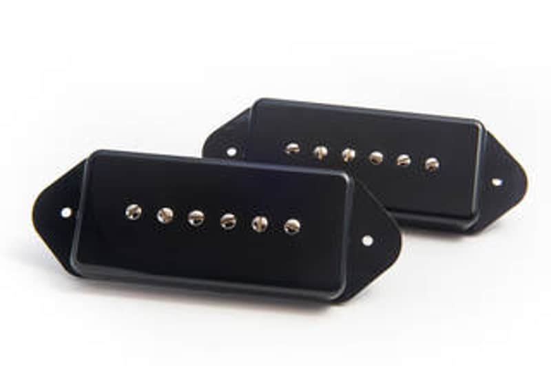 Bare Knuckle P90 Blue Note Set - Black Dogear image 1